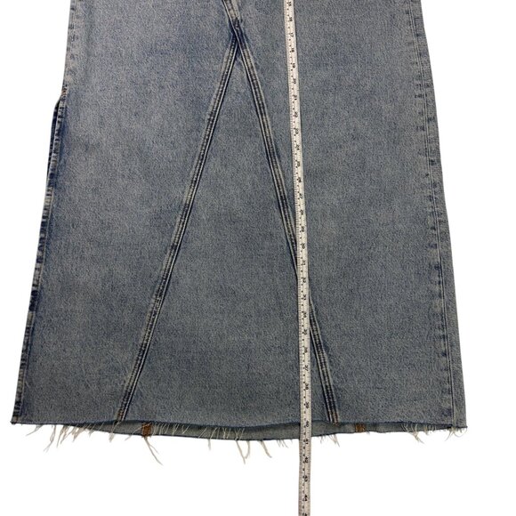 Levi’s Premium Iconic Long Denim Maxi Skirt  Blue Size 30 / 10 / Medium NWT - Picture 12 of 15